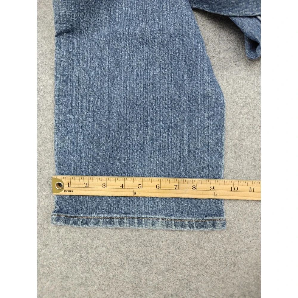 Ariat Rebar M4 Jeans Mens 44x32 Blue Med Wash Relaxed Bootcut Stretch Denim